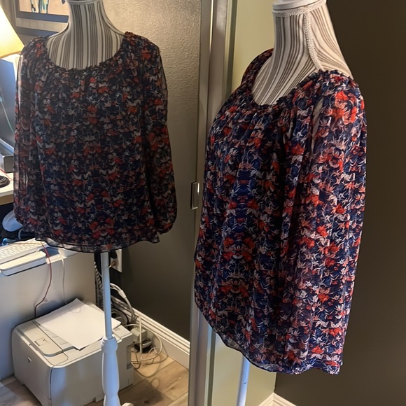 🎉1 hour sale. Sanctuary, Chantel boho off-shoulder, medium top, Anthropologie - Picture 3 of 12